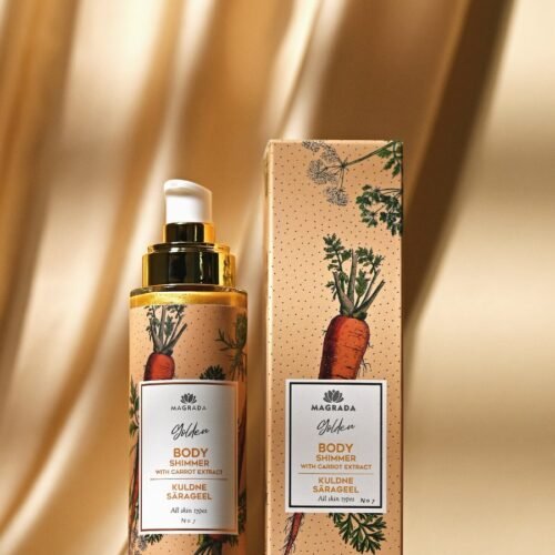golden shimmer gel with carrot extract 100 ml