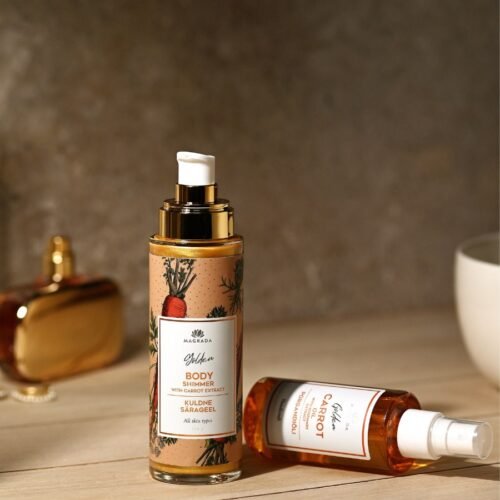 golden shimmer gel with carrot extract 100 ml