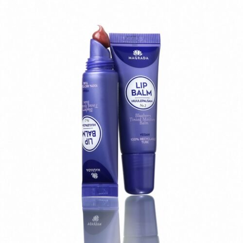 tinted lip balm blueberry