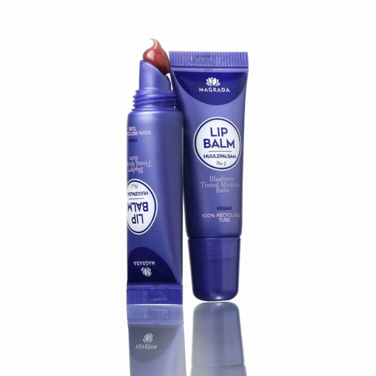 tinted lip balm blueberry