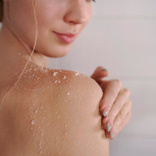 lavender body scrub with grapefruit essential oil 250 ml