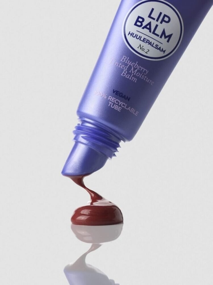tinted lip balm blueberry