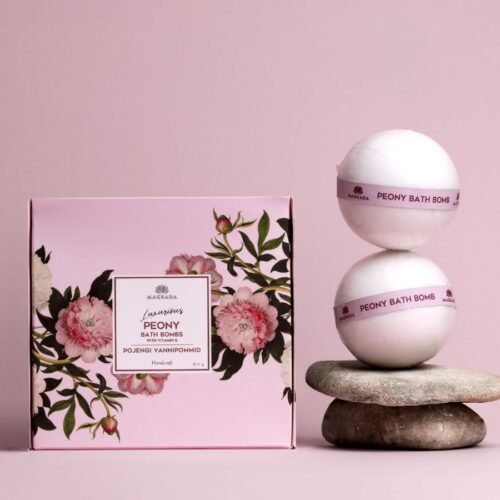 luxurious peony bath bomb with vitamin e set of 4 bombs luxurious peony bath bomb with vitamin e set of 4 bombs