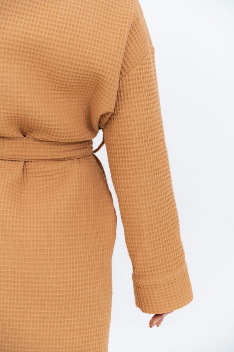 short waffle fabric robe for women short waffle fabric robe for women