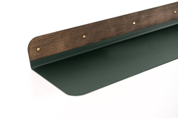 wall hanging shelf with rounded edges 60 cm