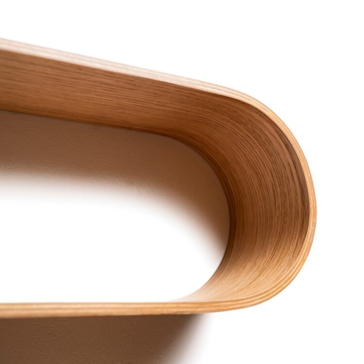 floating wooden wall shelf snake