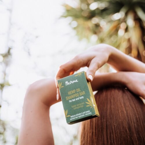 hemp oil shampoo bar – normal & oily hair, 100g