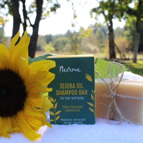 jojoba oil shampoo bar – normal & dry hair, 100g