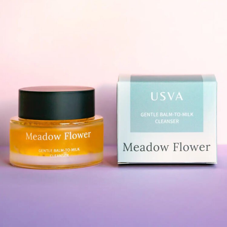 meadow flower gentle balm to milk cleanser, 50ml