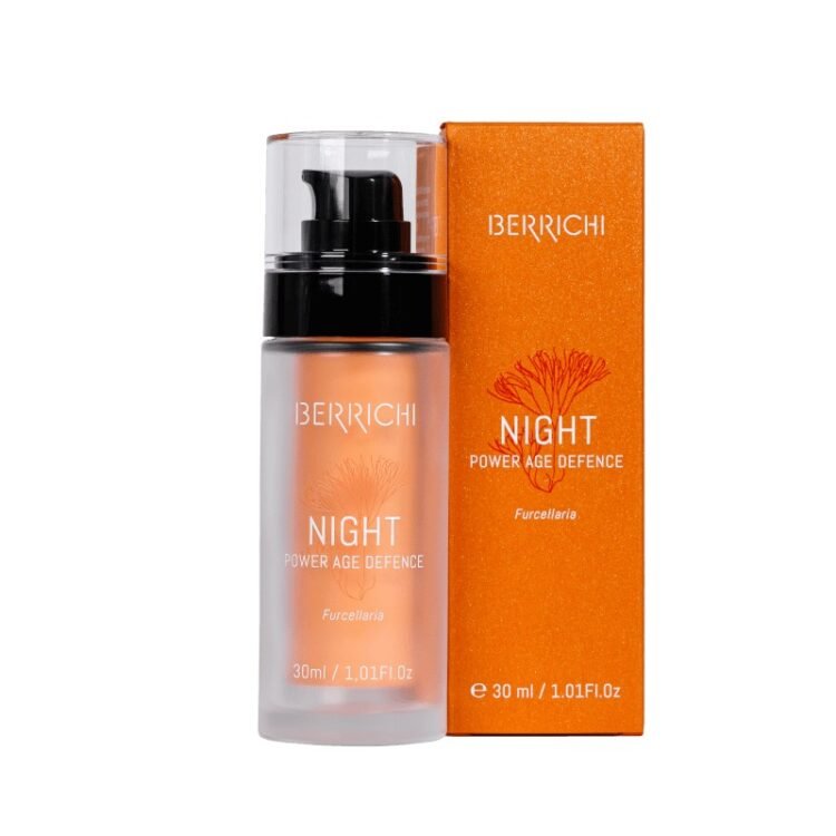 night cream night with replaceable refill bottle, 30ml