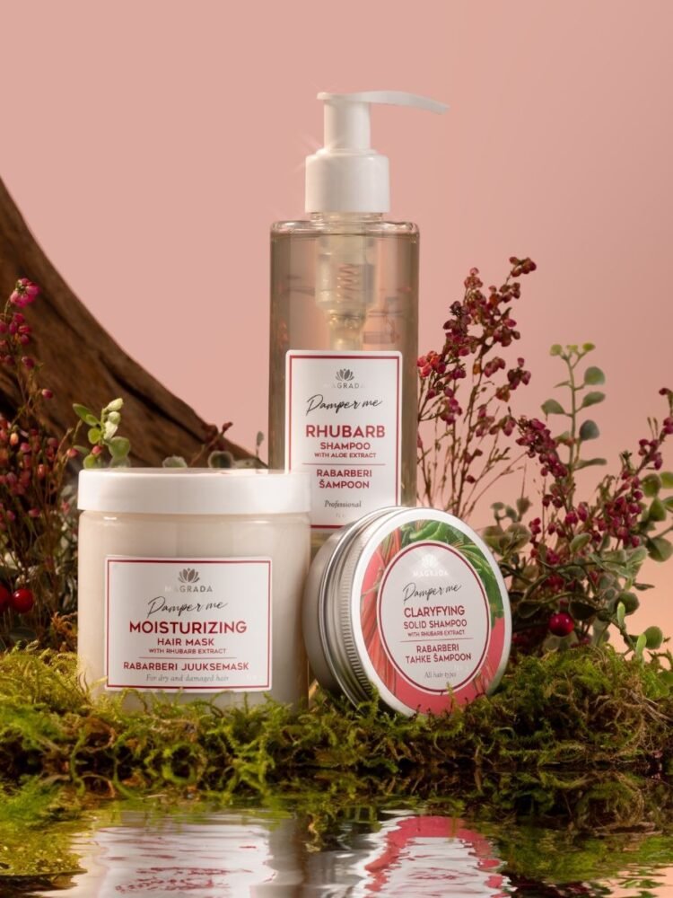 rhubarb shampoo with aloe extract 250 ml