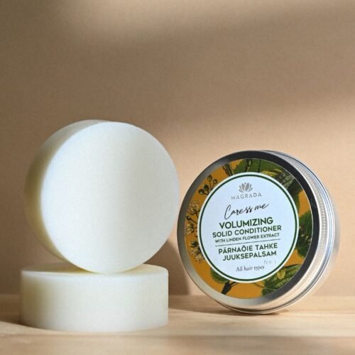 volumizing solid conditioner with linden flower extract volumizing solid conditioner with linden flower extract