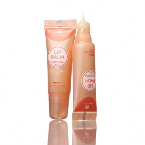 peach plump lip balm