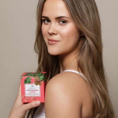 rhubarb hair mask with castor oil 250 ml