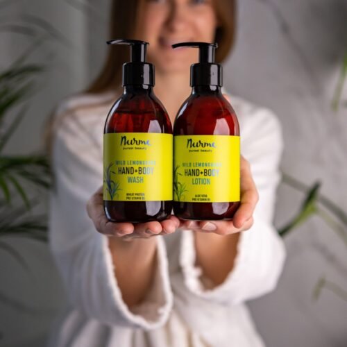 natural body care set "wild lemongrass"