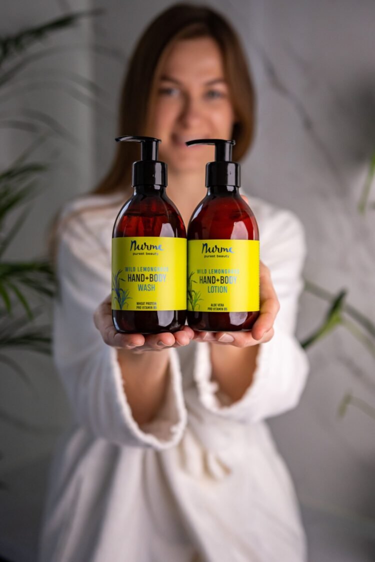 natural body care set "wild lemongrass"
