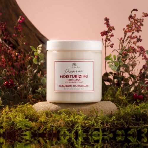 rhubarb hair mask with castor oil 250 ml