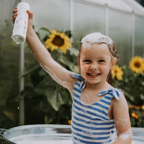 Kopjošs bērnu šampūns ar vaniļu (COSMOS), 200 ml