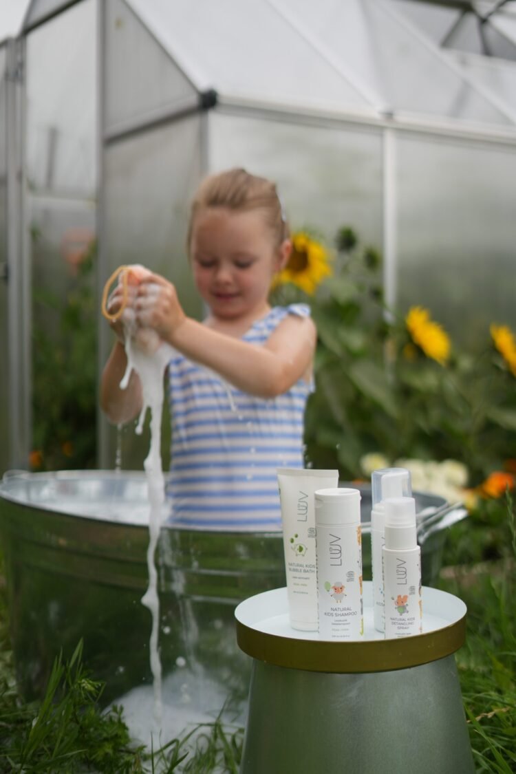 natural kid's shampoo pear cosmos, 200ml